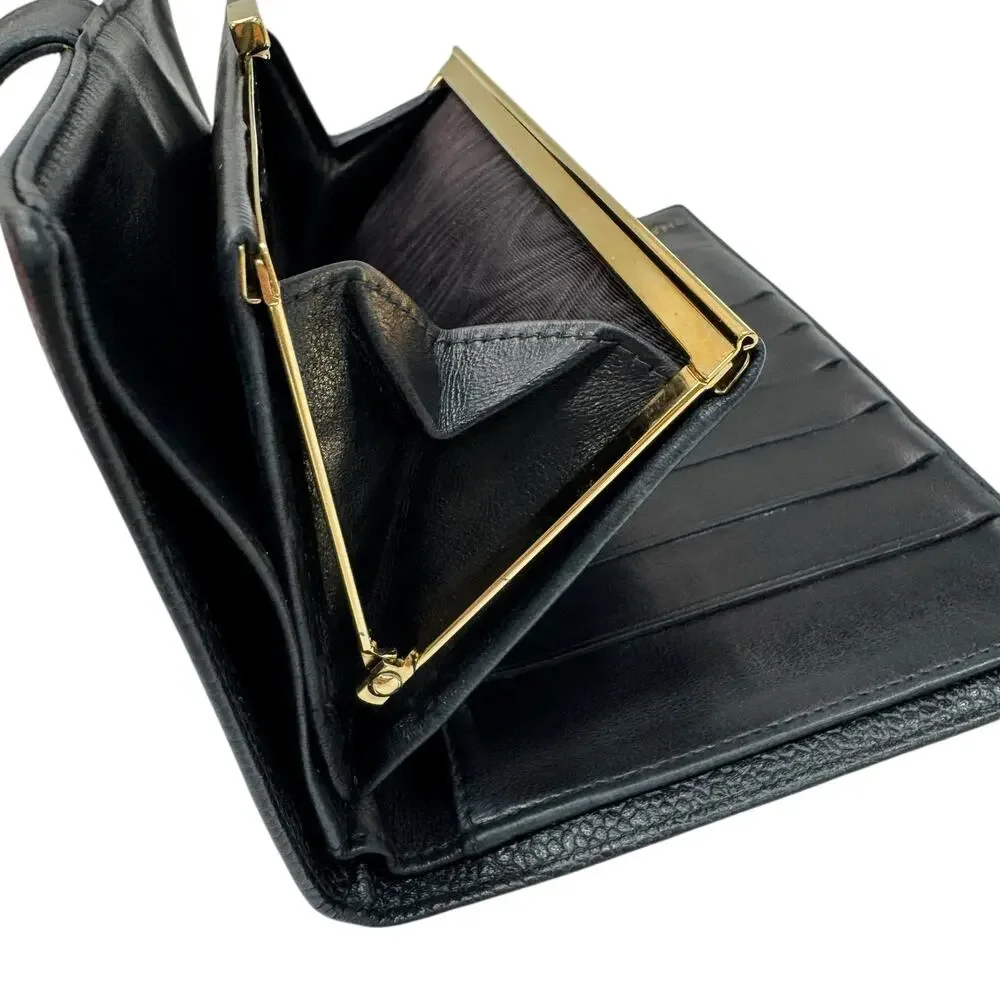 CHANEL Black Cavier CC Leather Long Wallet - Picture 5 of 10